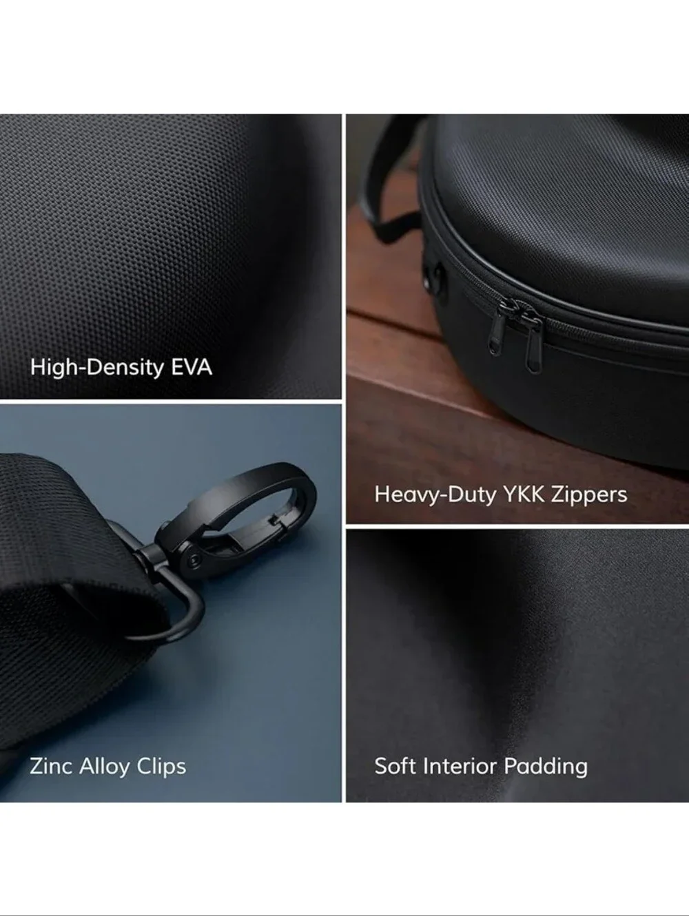 🆕️Cowboy Hat Case Crushproof Hard Hat Box Travel Organizer Strap Western Fedora